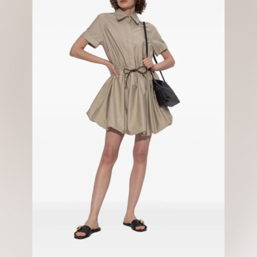 Loewe Cotton and silk gabardine shirt dress